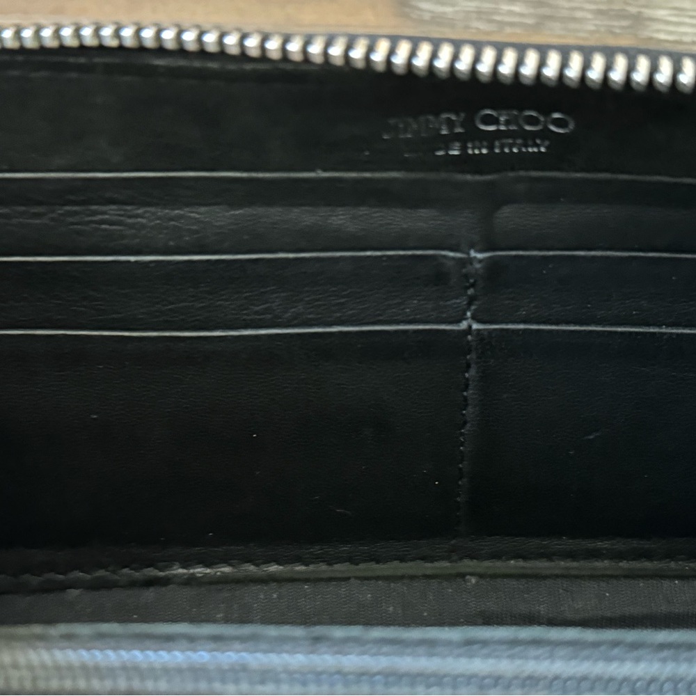 Auth Jimmy Choo Filipa star studded long wallet - Picture 9 of 11